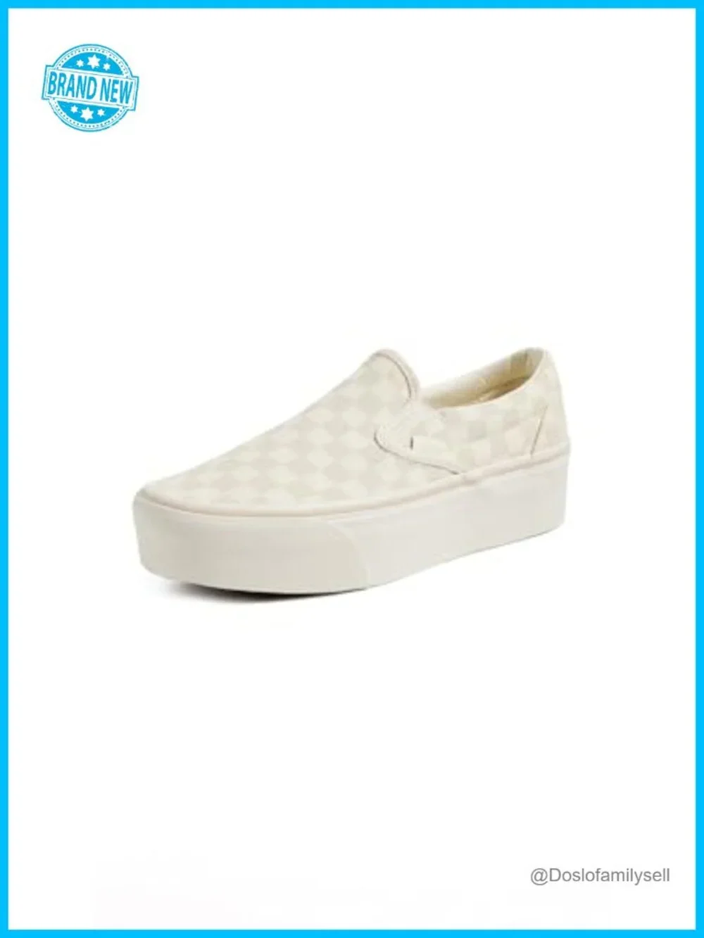 Classic Slip-On Stackform Sneakers Platform Canvas Casual